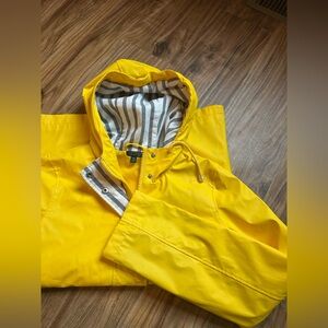 Top shop Yellow Hooded Rain Jacket